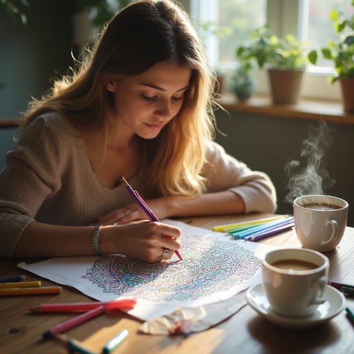 The Psychological Benefits of Coloring:How It Activates the Brain’s Reward System and Helps with Emotional Regulation