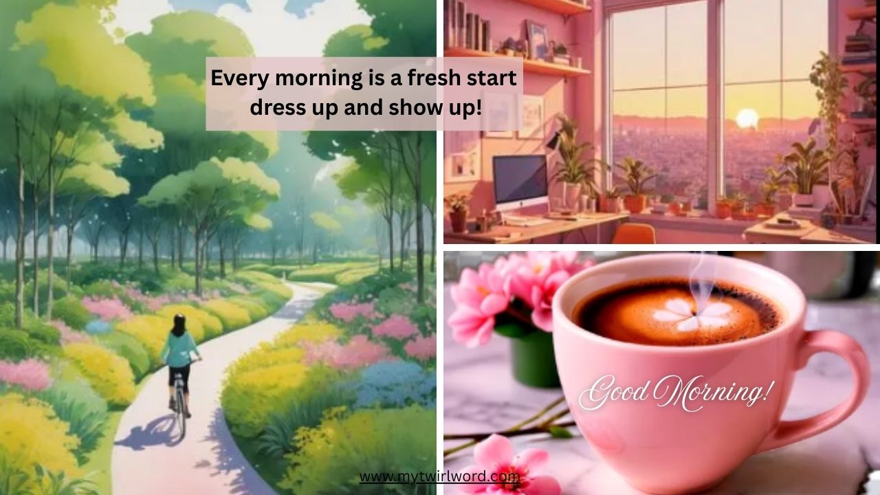 Every morning is a fresh start—dress up and show up!